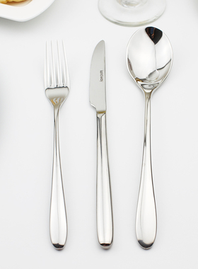 清库特价西餐具套装TTX18/10不锈钢刀叉勺3件套甜品刀叉餐勺