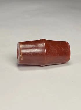 高古时期风格红玛瑙管珠珠子 配珠 锁骨链