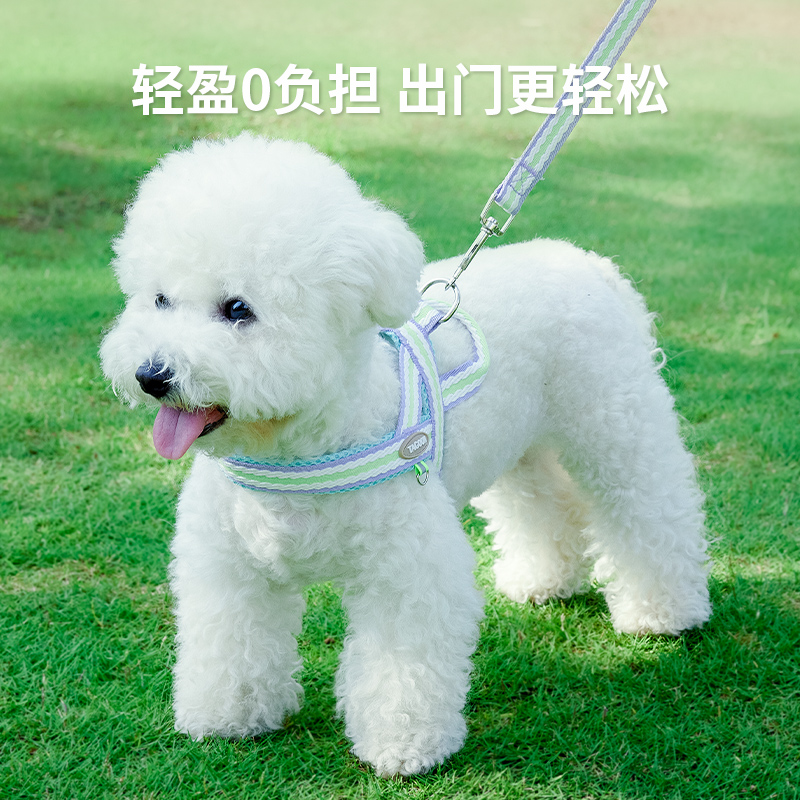 狗狗牵引绳中小型犬可调节遛狗绳