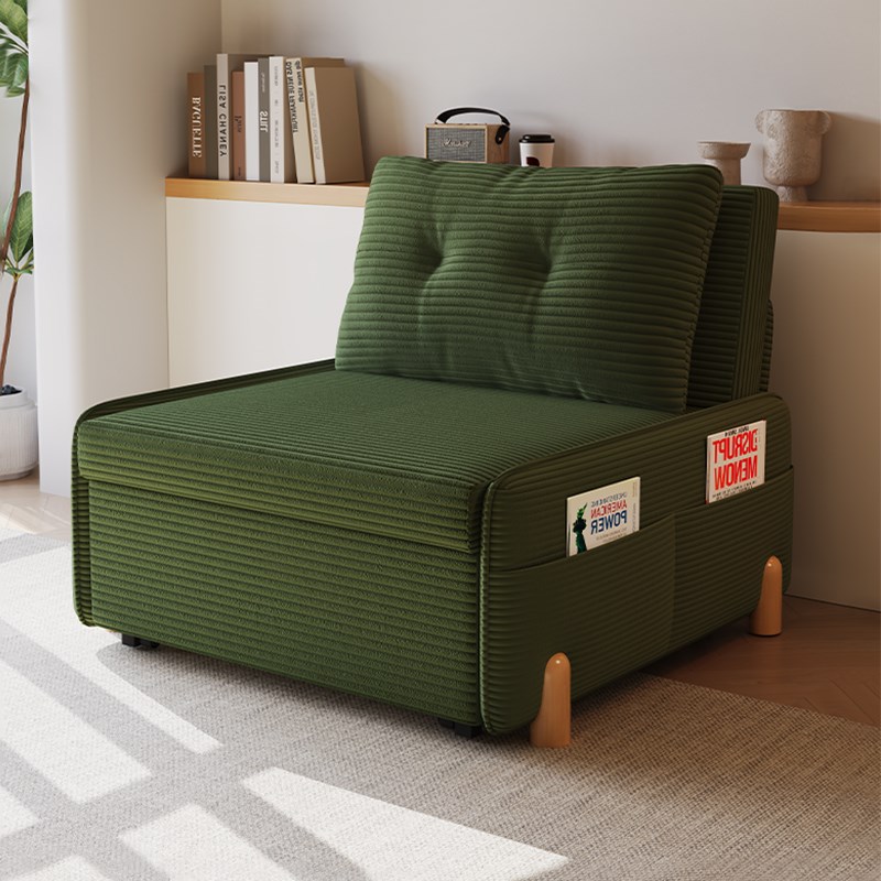 灯芯绒沙发床20j24新款可折叠两用小户型客厅多功能阳台伸缩推拉