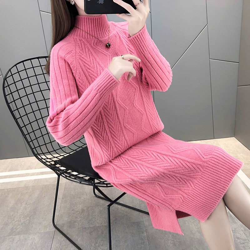 加厚打底衫中长款打底衫洋气高领