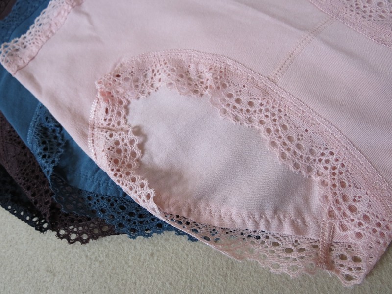 悠然简单生活 出口日本 95%全棉 蕾丝 无痕细腻 高叉中高腰女内裤,女士内衣/男士内衣/家居服,女三角裤,淘宝优惠券,粉丝福利购,淘宝优惠卷