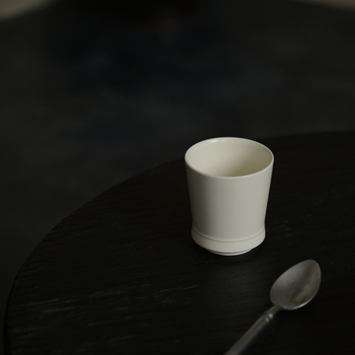 三分静素色新中式宋式陶瓷水杯