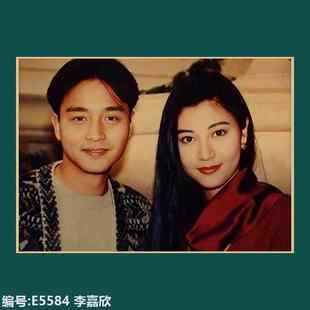 李嘉欣海报复古港风港星港片美女贴画宿舍餐厅火锅店牛皮纸装饰画