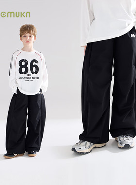 【宁儿粉丝专享】户外机能运动裤印花弯刀休闲裤宽松裤子