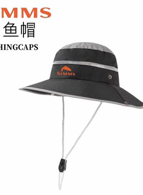 2024新款SIMMS钓鱼帽子防水防风透气路亚帽海钓矶钓帽飞蝇鸭舌帽