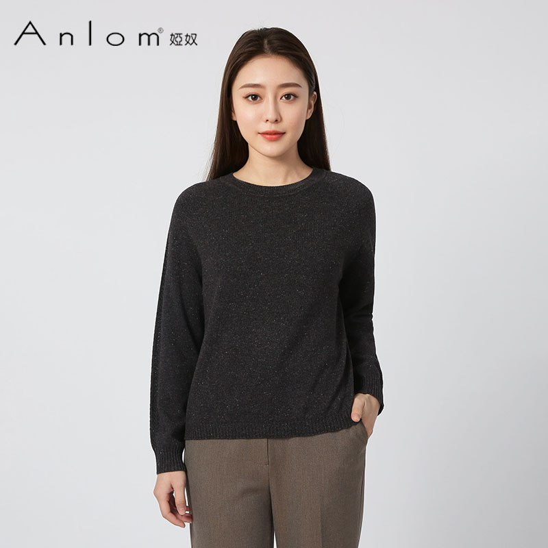 修身秋冬新款针织衫娅奴套头圆领