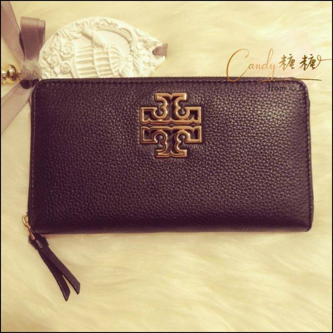 Tory Burch 托里伯奇真皮拉链钱包手拿包大手包女士包袋