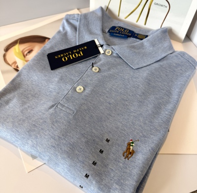 拉夫劳伦Ralph lauren 男士纯棉透气Polo翻领短袖T恤衫 商务休闲
