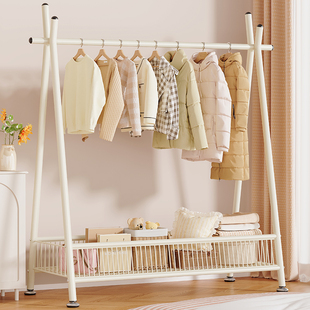 挂衣架落地卧室家用置物晾衣架室内房间衣服收纳挂杆架简易衣帽架