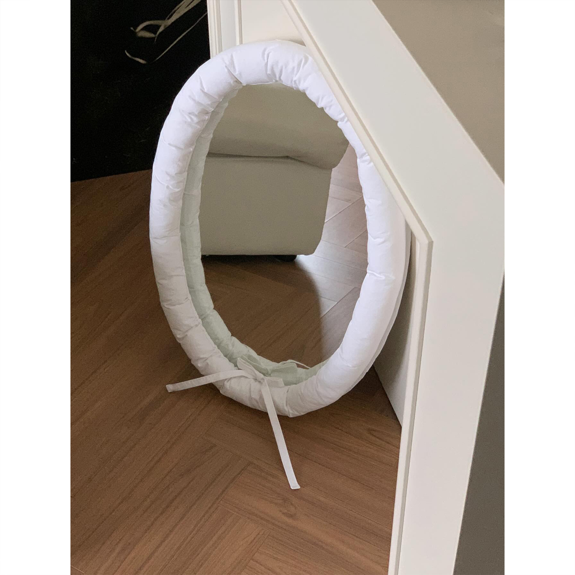 韩国ins 小众设计师原创异形摆拍装饰镜子 设计师创意挂墙mirror