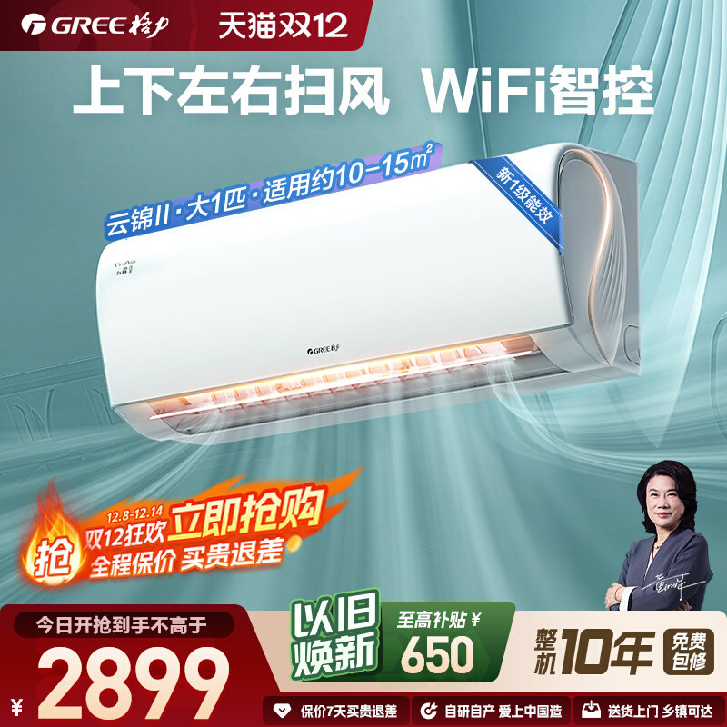 格力新一级能效变频净菌自洁空调