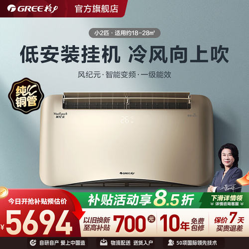 格力一级能效变频壁挂式家用空调