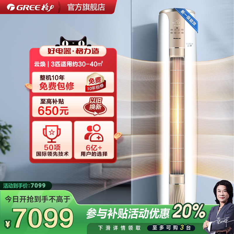 格力2匹一级能效净菌自洁空调