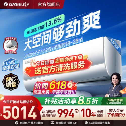 小2匹纯铜管Ai节能