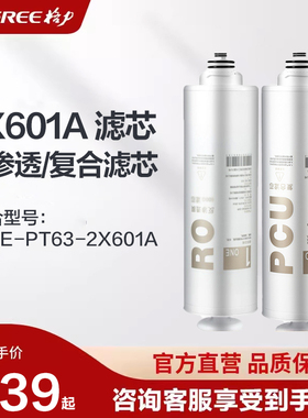 格力净水器滤芯配件适配2X601A双芯400G复合滤芯PCU/RO滤芯