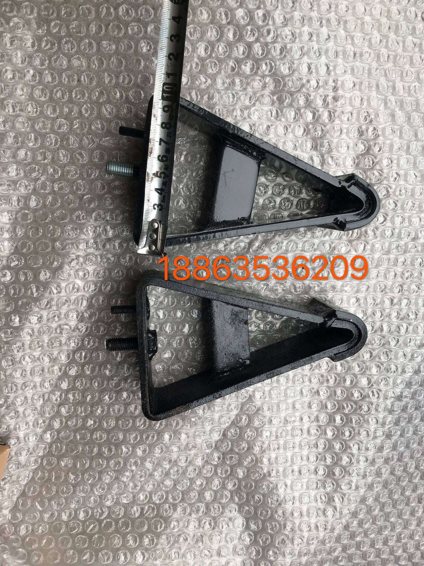 农用车配件时风风菱d版c版汽车三角支架板簧限位器 限位块 铁支架