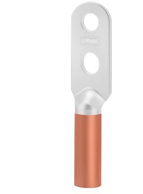 DLTS铝铜双孔过渡线鼻子接头倒反接线端子70 95 120 150 185平方