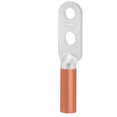 DLTS铝铜双孔过渡线鼻子接头倒反接线端子70 95 120 150 185平方