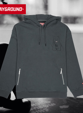 【特卖】SprayGround春秋季小熊卫衣连帽宽松绒衫男女情侣潮W0733