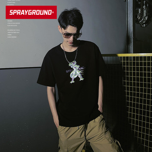 龙珠联名百搭青春个性 SprayGround夏季 T恤W071 特卖 男女潮短袖