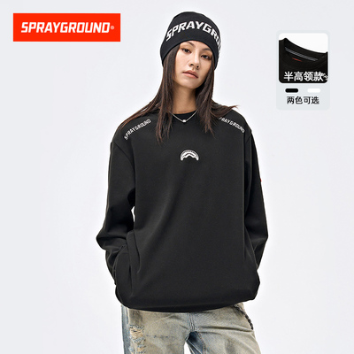 SprayGround鲨鱼嘴内搭半高领T恤