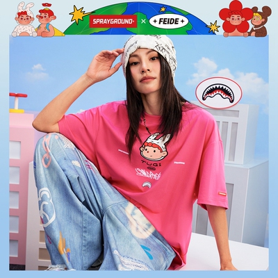 SG鲨鱼嘴FEIDE联名插画短袖T恤