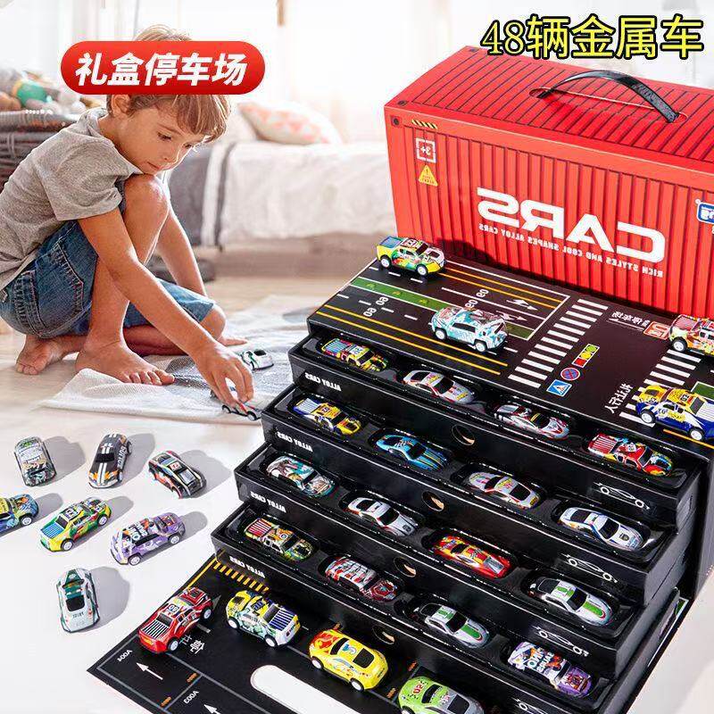雾屿合金益智玩具车套装1-6岁