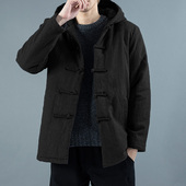 棉服佛系古风棉衣国潮外套 唐装 中国风加厚棉袄青年男士 中式 冬季