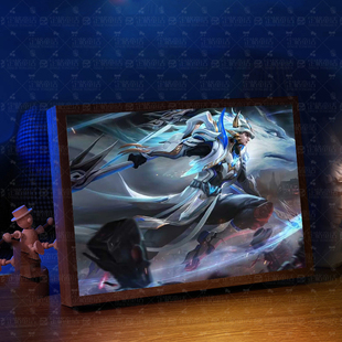 王者荣耀马超周边灯光画手办摆件小夜灯礼物镜子吧唧动漫卧室装饰