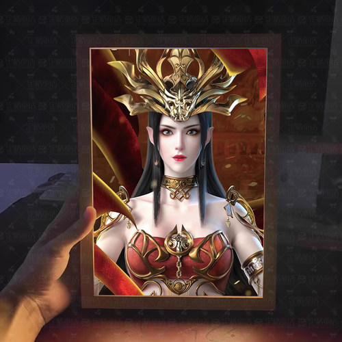 斗破苍穹灯光画萧炎美杜莎小夜灯动漫二次元手办周边摆件装饰画
