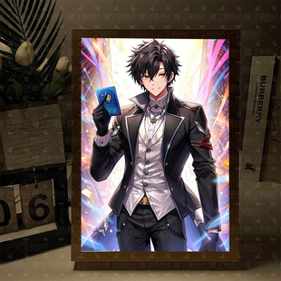 鸣潮漂泊者周边灯光画动漫二次元卡通徽章盲盒卫生间厕所小夜灯