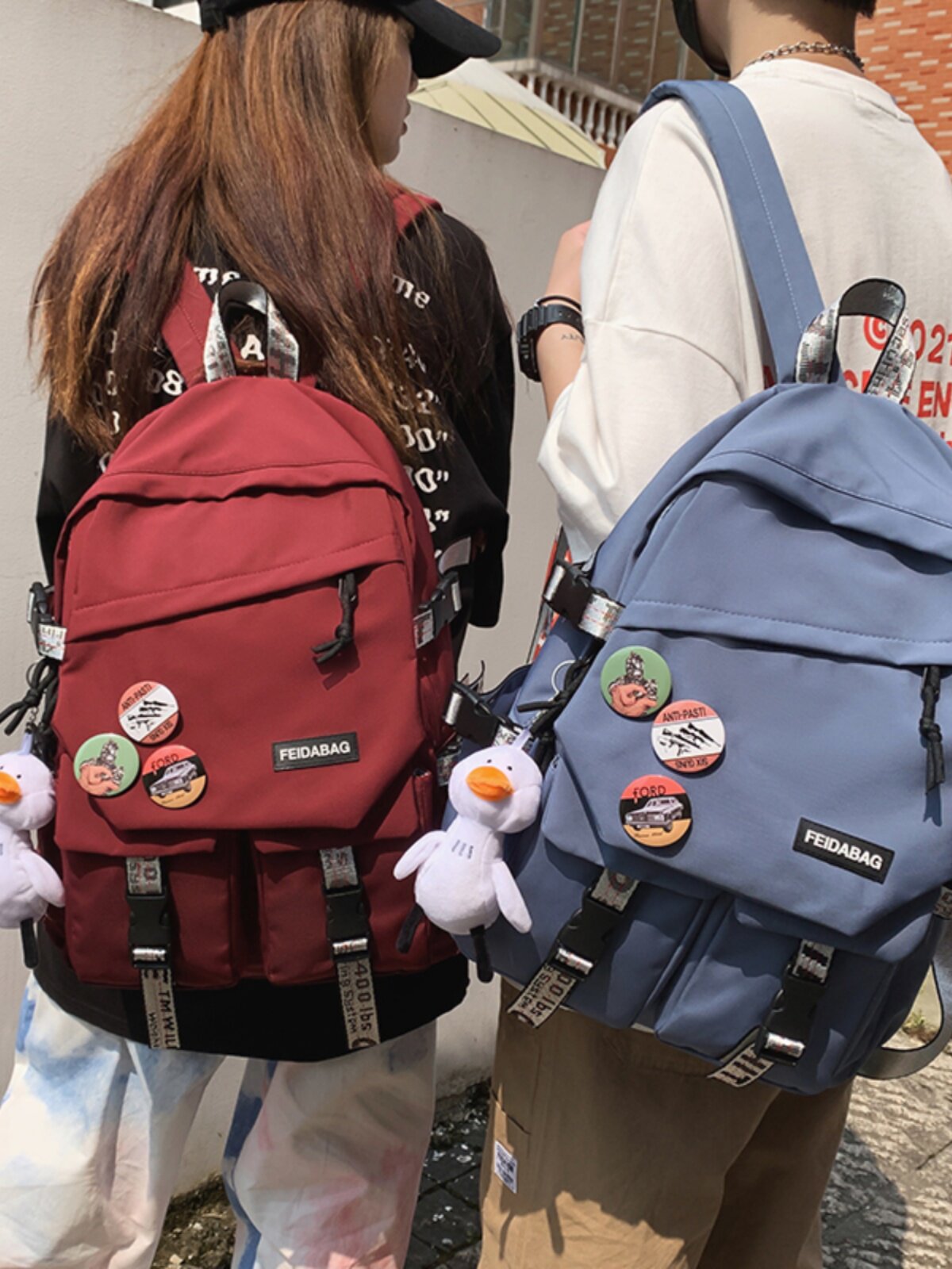 SCHOOL BAG MALE JUNIOR HIGH SCHOOL ELEMENTARY SCHOOL STUDENTS 3 TO 6 GRADE LARGE CAPACITY TRAVEL BACKPACK FEMALE NEW HIGH SCHOOL COLLEGE STUDENT BACKPACK