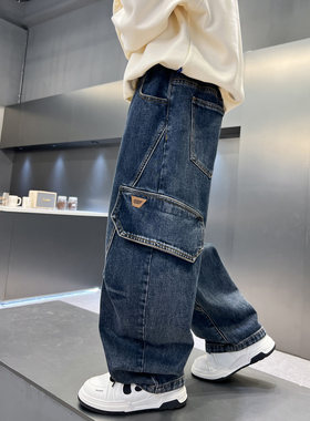 男童牛仔裤春秋款2025新款