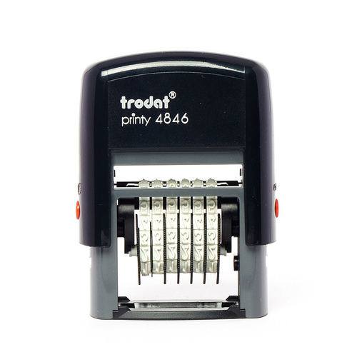 卓达印章/printy 4846 /Trodat/回墨印 可调日期外壳材料