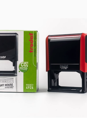 卓达印章/printy 4926/Trodat/回墨印/75x38MM/外壳材料