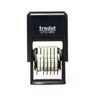 Trodat 卓达印章 printy 4836 可调日期外壳材料 回墨印