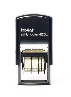 卓达印章/printy 4850 /Trodat/回墨印 可调日期外壳材料