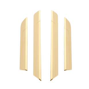 三菱pajero帕杰罗改装v87v93v97内饰车内门边装饰贴金属车门亮条