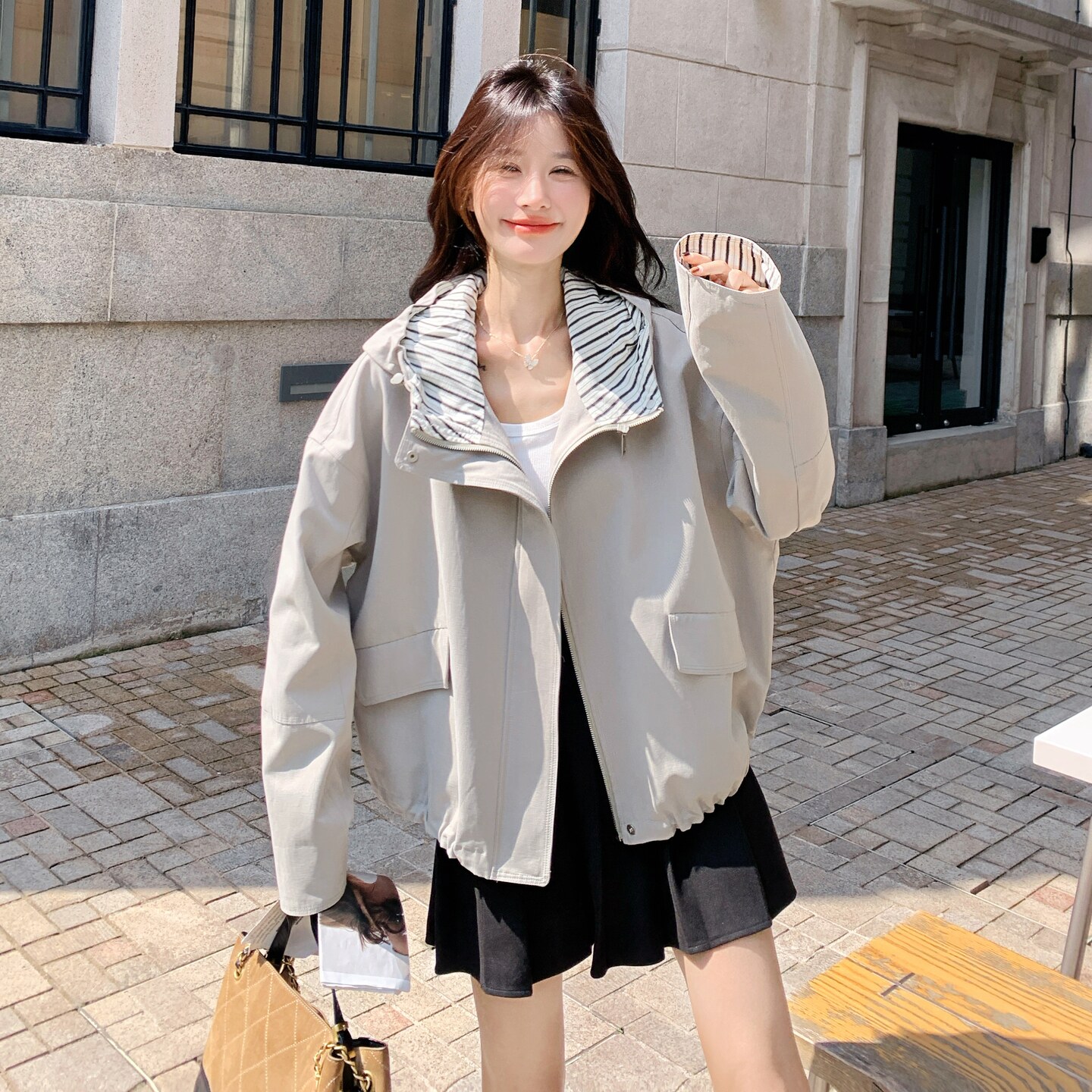 现货【新品】撞色152-7189-P155-238,女装短外套,浙宝152