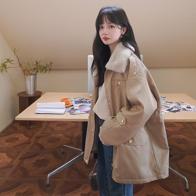 现货【新品】三色新款内胆兔毛派克152-9235-P185-控价268图片