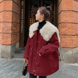 27号出货内胆兔毛派克棉服152-941-P185-控价268，女装棉衣/棉服，浙宝152