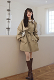 现货【】复古风衣外套152-9266-P135-控价188，女装风衣，浙宝152
