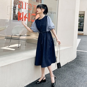 大货【】新款牛仔假两件152-9298-P115-控价168图片