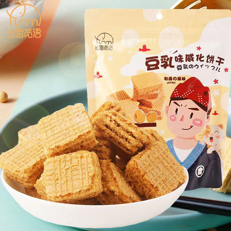 法思觅语日式风味豆乳威化饼干