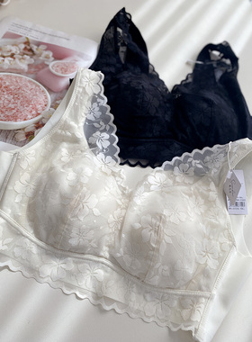 特价处理文胸舒适不压胸大胸C杯无痕宽肩背心式内衣软骨聚拢72709