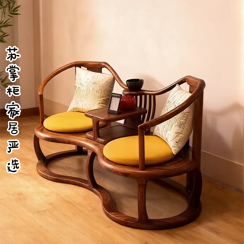 新中式实木罗汉床禅意