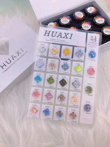 美甲店24色爆闪韩国大亮片