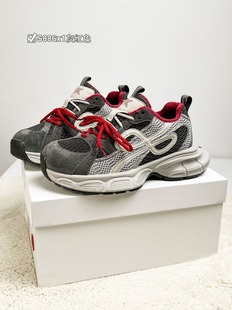 增高百搭炸街休闲运动鞋 欧洲站真皮网面厚底老爹鞋 女2025春秋新款