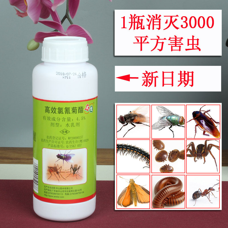 起康高效氯氰菊酯灭蚊药水灭蝇药蟑螂杀虫剂喷雾蚊子药灭蚊蝇药水